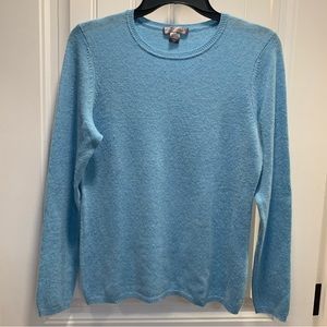 Cashmere by Charter Club. Medium. Baby blue. 2ply cashmere. Great condition.